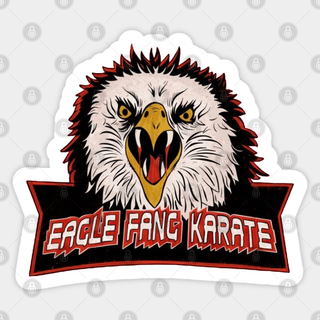 Eagle Fang Karate Sticker by deanbeckton